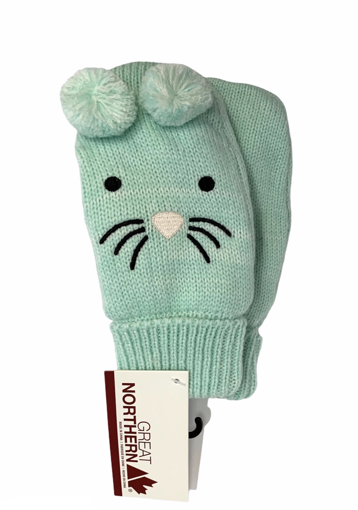 Picture of GREAT NORTHERN CRITTER MITTENS - GIRLS - 40505                             